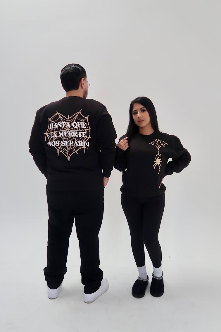 HASTA LA MUERTE CREWNECK - BLACK