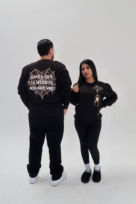 HASTA LA MUERTE CREWNECK - BLACK