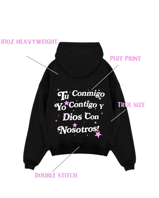 DIOS CON NOSOTROS PUFF HOODIE