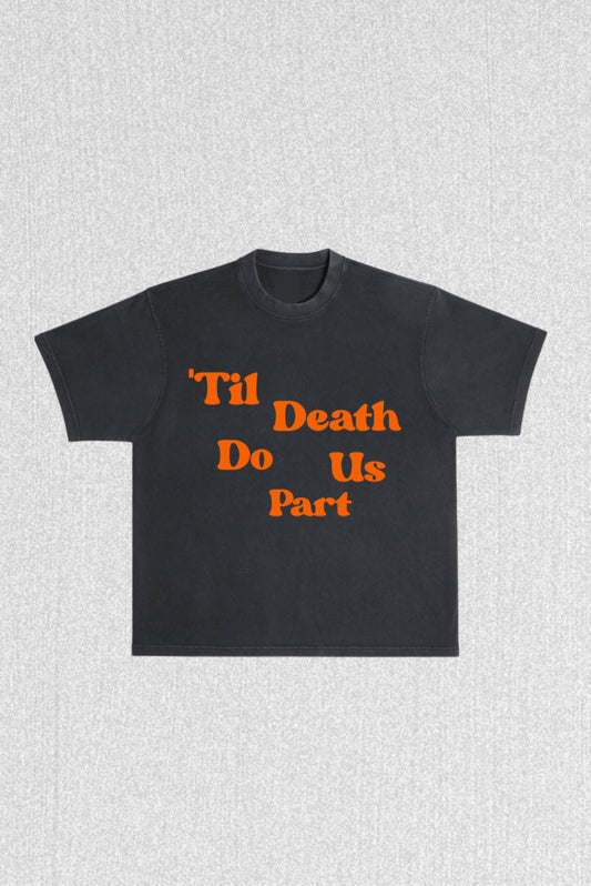 TIL DEATH PUFF T SHIRT - BLACK