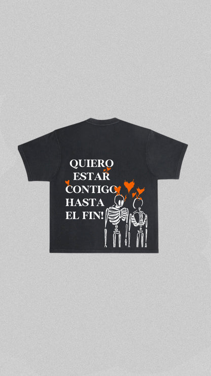 HASTA EL FIN T-SHIRT - BLACK