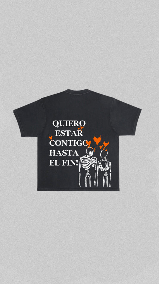 HASTA EL FIN T-SHIRT - BLACK