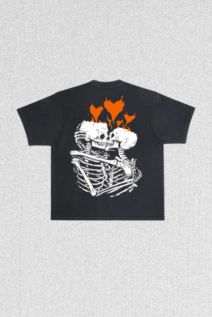 TIL DEATH PUFF T SHIRT - BLACK