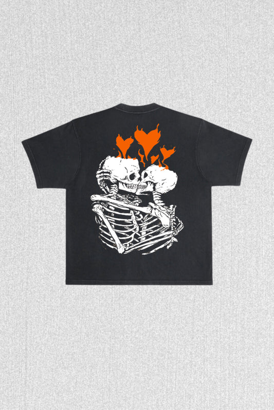 TIL DEATH PUFF T SHIRT - BLACK