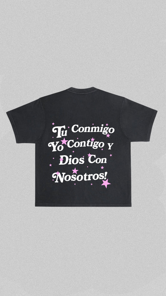DIOS CON NOSOTROS PUFF T SHIRT