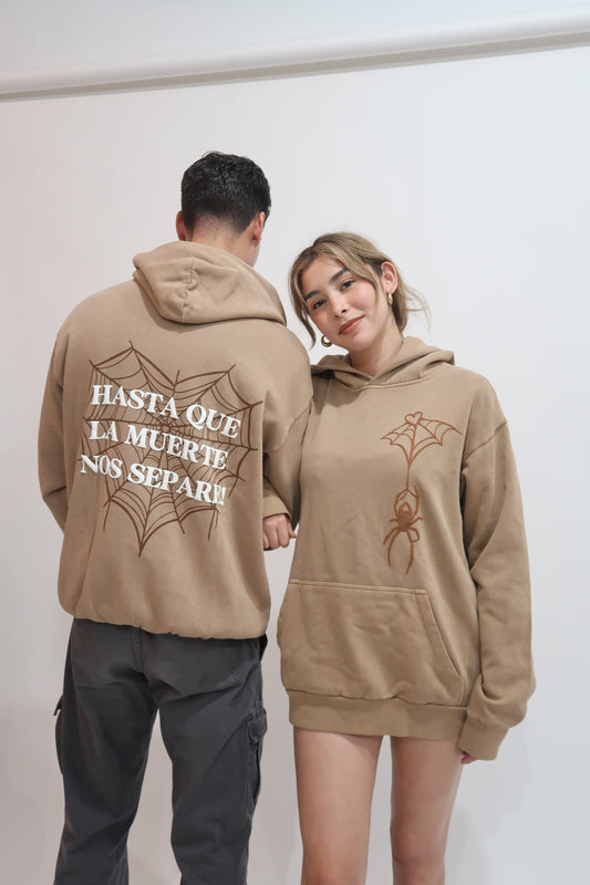 HASTA LA MUERTE HOODIE - CREAM